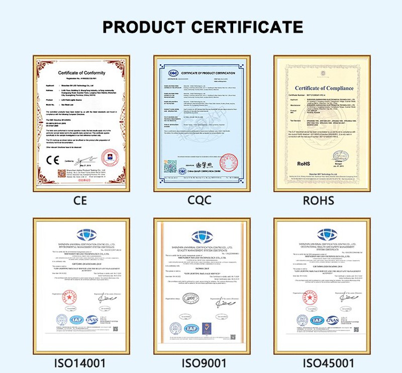 SHLED Certification SHLED Certification