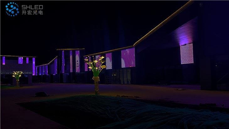 Foldable LED Curtain Screen Soft LED Mesh Screen