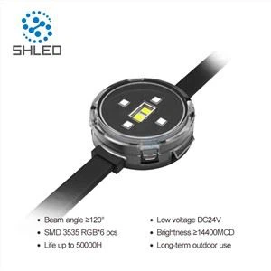 Outdoor Decoration Colorful DMX512 Rgbw Point Light Source
